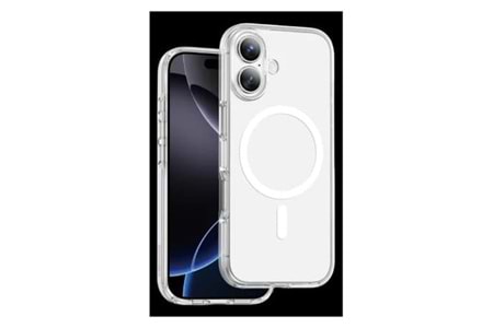 Keephone Apple iPhone 17 Non Yellow Şeffaf Magsafe Kılıf - Şeffaf