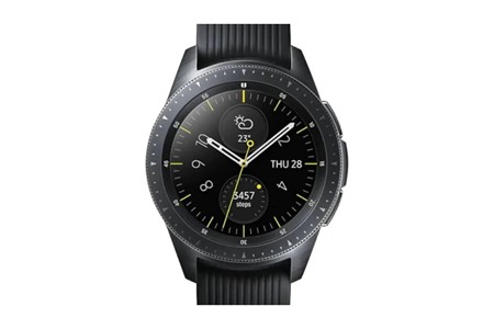 SAMSUNG GALAXY WATCH 12 AY GARANTİLİ TEŞHİR SİYAH/MAVİ