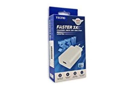 TECNO 33W Şarj Cihazı U330tea Beyaz 24 Ay Garantili
