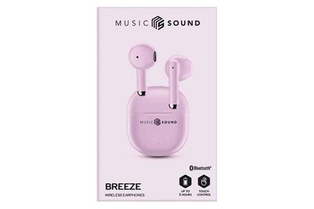 CELLULARLINE Music Sound Breeze TWS Bluetooth Kulak İçi Kulaklık Pembe