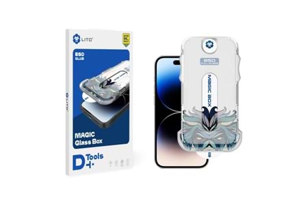 LİTO D+ iPhone 15 Pro Uygulama Aparatlı Ekran Koruyucu