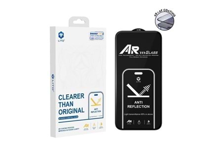 LİTO D+ Ultra Anti-Reflective Full Glass Ekran Koruyucu iPhone 16 Pro