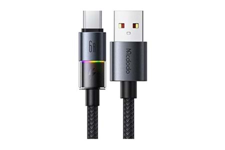 Mcdodo CA-2274 USB-A to USB-C Quick Charge 3A Hızlı Şarj ve Data Kablosu 2m Siyah