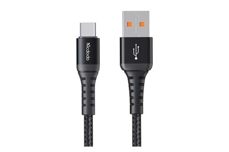 Mcdodo CA-2274 USB-A to USB-C Quick Charge 3A Hızlı Şarj ve Data Kablosu 2m Siyah