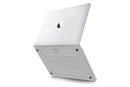 Newface Apple Macbook Pro 16.2 2021 Macbook Buzlu Kapak - Şeffaf