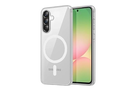 Newface Samsung Galaxy A27 5G Combo Sert Şeffaf Magsafe Kapak - Şeffaf