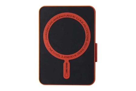 Skinarma Mirage Magnetic Card Holder With Grip-Stand Spunk Orange