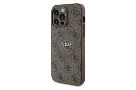 GUESS HC MAGSAFE PU 4G RING CLASSIC LOGO