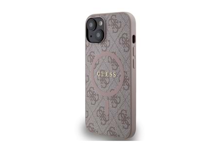 GUESS HC MAGSAFE PU 4G RING CLASSIC LOGO SERİSİ