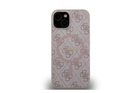 GUESS HC MAGSAFE PU 4G RING CLASSIC LOGO SERİSİ