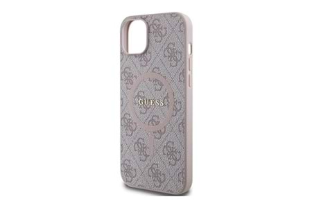 GUESS HC MAGSAFE PU 4G RING CLASSIC LOGO IP15 SERİSİ