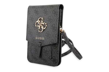 GUESS WALLET BAG 4G BIG LOGO GREY GUWBG4GFGR