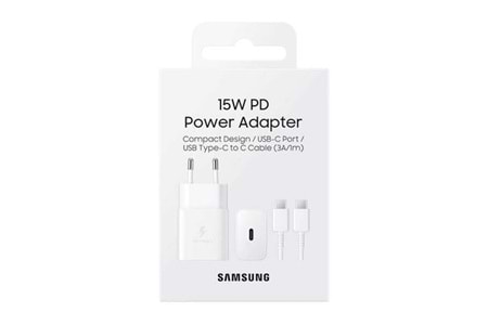 SAMSUNG EP-T1510X TYPE-C HIZLI SARJ ALETİ BEYAZ
