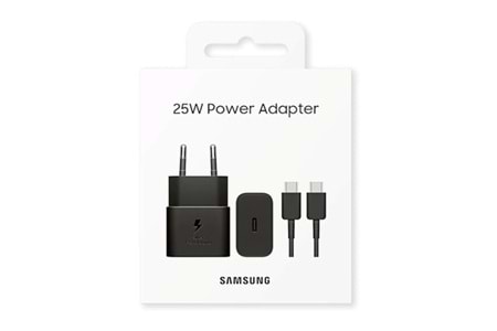 Samsung EP-T2510X 25W Type C Kablolu Hızlı Şarj Cihazı Siyah