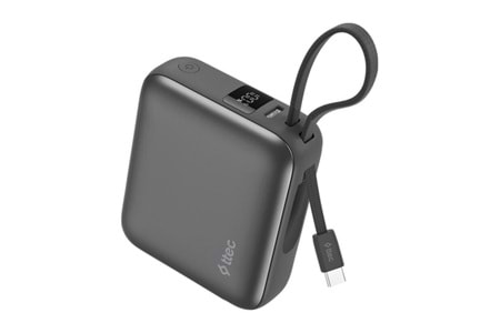 SHAZA Nexa Serisi 20.000 Mah Kendinden Kablolu Powerbank - Gri
