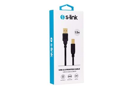 S-link SLX-970 USB2.0 Kılıflı Yazıcı Kablosu