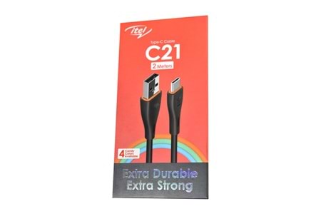İTEL ICD-C21 1M/2A USB TYPE-C KABLO