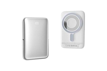 Wiwu Wi-P018 Elite Serisi Led Ekranlı M-safe Powerbank Wireless 15W 10000mAh