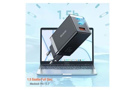 Mcdodo CH-1540 Gan 5 Pro 65W Hızlı Şarj Adaptörü