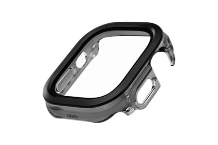 Uniq Watch 49mm Voute Camlı Kasa Ekran Koruyucu - Siyah