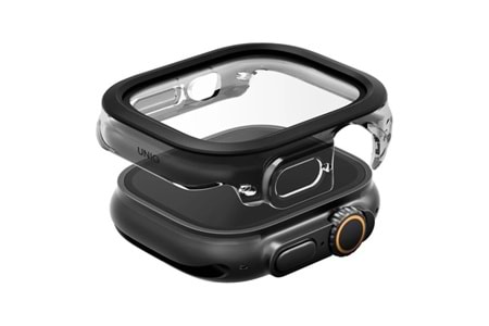 Uniq Watch 49mm Voute Camlı Kasa Ekran Koruyucu - Siyah