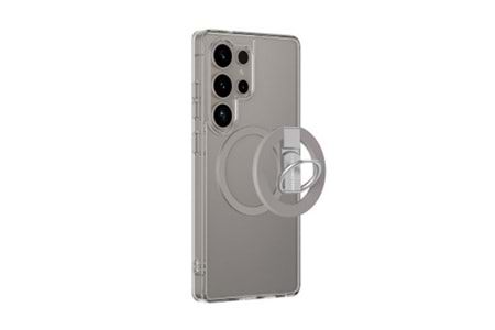 Galaxy S25 Ultra Case Magsafe Charging Feature with Ring Stand Amazingthing Minimal Grip Series Cover