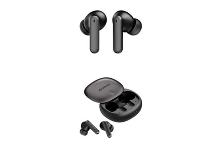 Momax BT13D Vibe Lite True Wireless Noise Cancelling Kulaklık Siyah