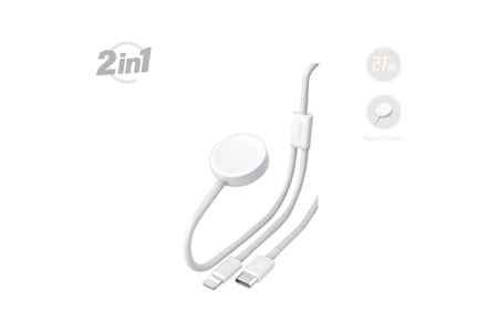 X-Level X-GoLink 2 in 1 Manyetik Şarj Cihazı Type-c + Lightning Kablosu
