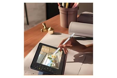 Zore Pencil 18 Stylus Universal Dijital Led Göstergeli Dokunmatik Tablet Kalemi