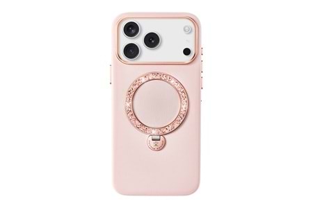 Pynana PN-17Y4 Dancing Circle Series Phone Case Luxury For İP 17 Pro Max Rose Gold