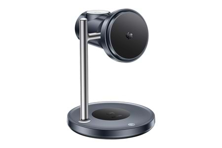 Yesido DS40 Qi2.2 25W Hızlı Şarj Destekli Apple Watch ve Samsung Watch Uyumlu Manyetik Masaüstü Kablosuz Şarj Cihazı - Siyah DS40 Qi2.2 25W Hızlı Şarj Destekli Apple Watch ve Samsung Watch Uyumlu Manyetik Masaüstü Kablosuz Şarj Cihazı - Siyah