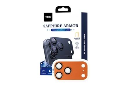 URR Apple iPhone 17 Pro Max- 17 Pro Sapphire Armor Kamera Lens Koruyucu