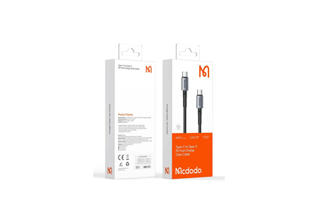 Mcdodo CA-3130 1.2 m Type-C to Type-C Hızlı Şarj Kablosu