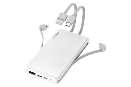 SHAZA 10.000 MAH KENDİNDEN KABLOLU POWERBANK SG1001/BK