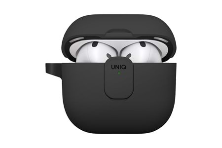 Uniq Airpods 4 (4.nesil) Clyde Kilitli Kılıf - Siyah