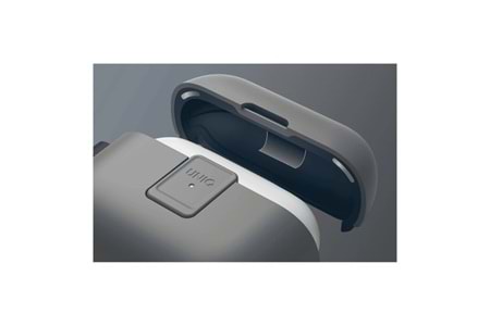 Uniq Airpods 4 (4.nesil) Clyde Kilitli Kılıf - Siyah