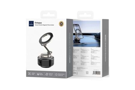 Wiwu Wi-CH056 Type-C Port Electric Vacuum Feature Magnetic Phone Holder
