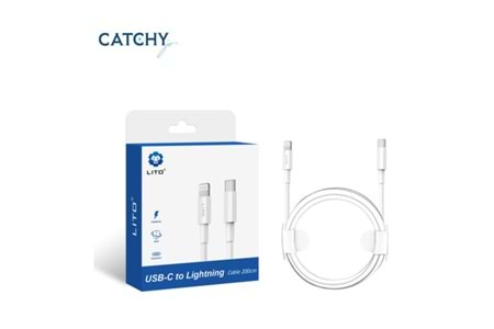 Lito LDO4CL 2m Type-C / Lightning Güç Kablosu