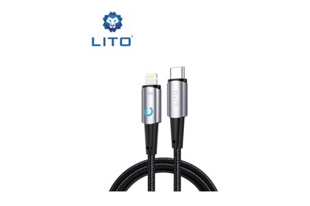 Lito LDO4CL 2m Type-C / Lightning Güç Kablosu