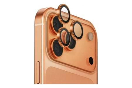 UNIQ 17 PRO MAX LENS KORUYUCUSU TURUNCU