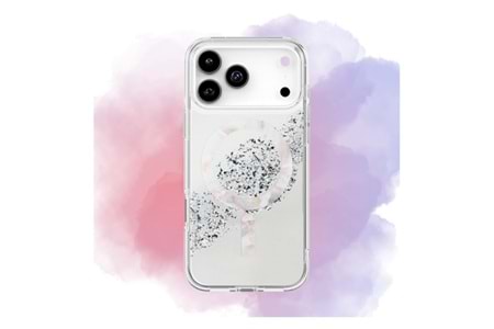 Apple iPhone 17 Pro Max - 17 Pro Kılıf M-safe Şarj Parlak Kristal Desenli Coehl Crystelle Kapak