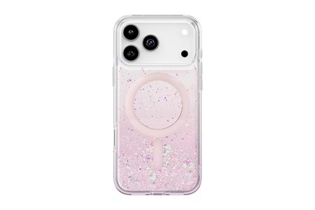 Apple iPhone 17 Pro Max -17 PRO Kılıf M-safe Şarj Özellikli Hologram Parçalı Coehl Rosara Kapak