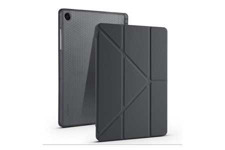 Galaxy Tab A11 Plus - Galaxy Tab A9 Plus Kılıf Zore Tri Folding Kalem Bölmeli Standlı Kılıf