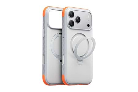 Torras Apple iPhone 18 Pro Ostand Q3 Rugg Standlı Magsafe Kapak