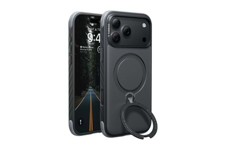 Torras Apple iPhone 18 Pro Max Ostand Q3 Rugg Standlı Magsafe Kapak