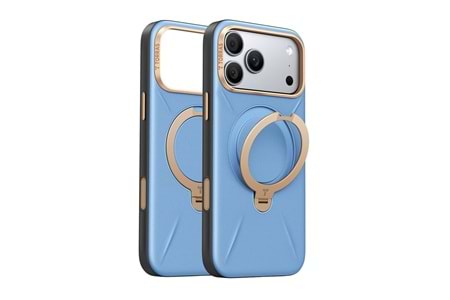 Torras Apple iPhone 18 Pro O Stand Spin VegSkin Serisi Magsafe Kılıf
