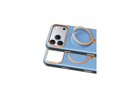 Torras Apple iPhone 18 Pro O Stand Spin VegSkin Serisi Magsafe Kılıf