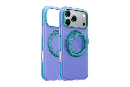 Torras Apple iPhone 18 Pro O3 Air Gradient Standlı Magsafe Kapak