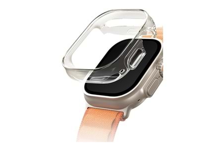 Uniq Apple Watch Ultra 49mm Garde Kasa Cam Ekran Koruyucu - Şeffaf