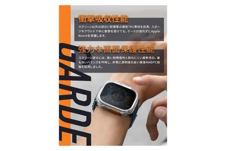 Uniq Apple Watch Ultra 49mm Garde Kasa Cam Ekran Koruyucu - Şeffaf